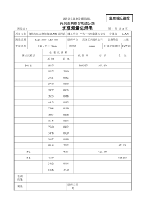 LJXN1合同段水准测量记录表