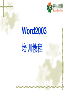 Word2003培训教程[1].ppt1