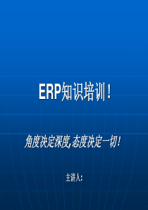 ERP基础理论