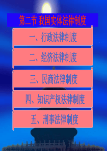 2第八章了解法律制度自觉遵守法律