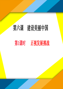 6.1 建设美丽中国