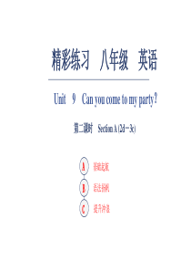 Unit-9-Can-you-come-to-my-party？-第二课时-Section-A-(2