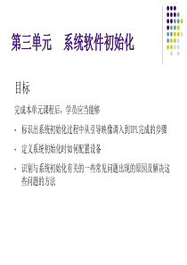 第三单元系统软件初始化