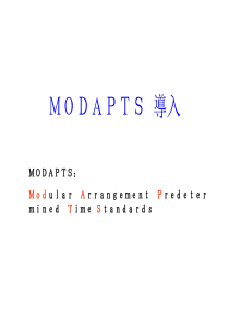 IE培训资料MODAPTS法(一)