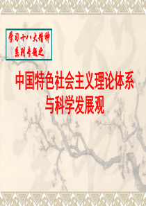 中国特色社会主义理论体系与科学发展观(十八大)