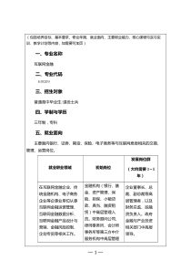 互联网金融专业人才培养方案(综合型材料)