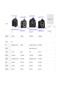 尼康佳能单反比较