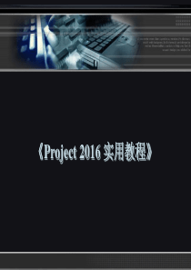 第10章  中文版Project2016管理项目报表