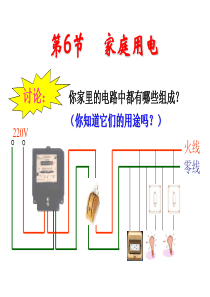 第6节家庭用电浙教版