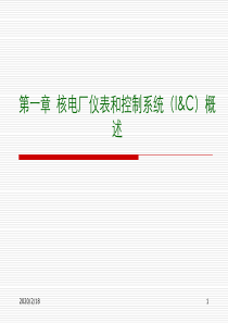 2019-核电厂仪表和控制系统-文档资料