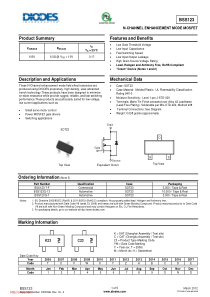 BSS123-7-F;BSS123-7;中文规格书,Datasheet资料