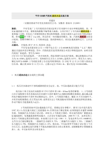 平圩600MW汽轮机通流改造实施方案