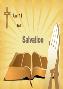 Unit 11  Salvation