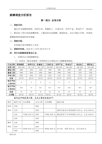 薪酬的调研分析报告报告材料