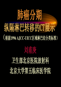 胸部CT纵隔淋巴结分区