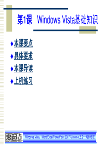 零起点 Windows Vista 系统培训教程(基础知识和设置与管理)