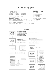 企业研究方法-：核心内容及习题、答案