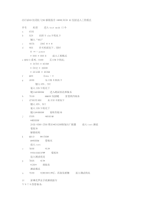 各种手机芯片解锁指令