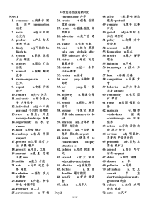 新东方大学英语四级考试核心高频词汇突破修正版资料