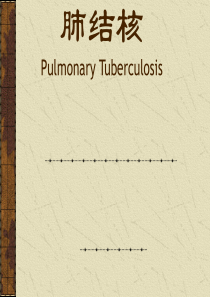 内科学-肺结核