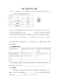 酸、碱、盐的探究题