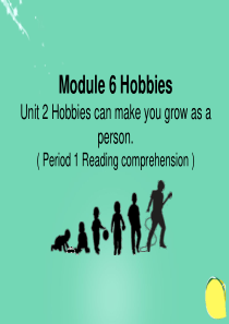 八年级英语下册Module6HobbiesUnit2Period1Readingcomprehens