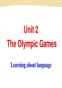 新人教版高一英语必修二unit2_Learning_about_language