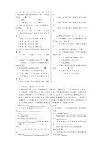 人体解剖生理学历年度试题[1]