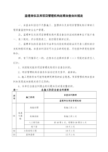 监理单位等定期自查自纠规定