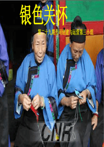 2公司创建与运营--“银色关怀”创业项目PPT