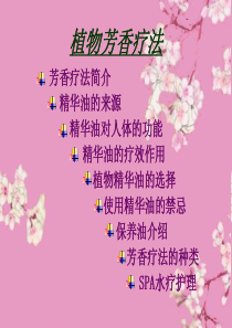 芳香疗法