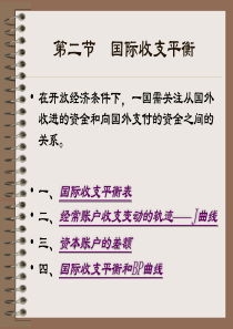 第二节国际收支平衡总结