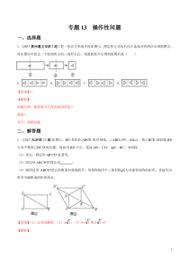 专题13-操作性问题(教师版)---共5页