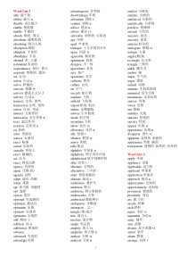 大学英语词汇星火式巧记速记精炼1-6Word-List-1-30