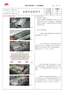 标准作业指导书(线轨立柱)