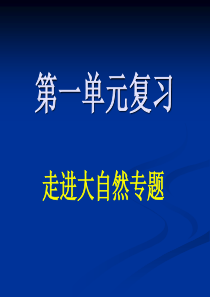 人教版六年级语文上册第一单元复习ppt