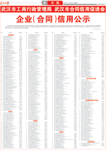 武汉市工商行政管理局武汉市合同信用促进会