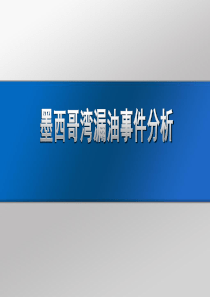 墨西哥湾原油泄漏事件案例分析