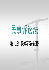 最新2019-第八章民事诉讼证据-PPT课件