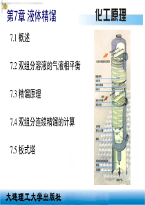 《化工原理》第7章  液体精馏