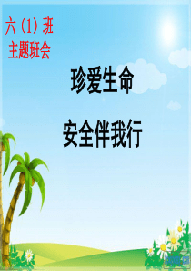 六一班安全教育(开学第一课)ppt