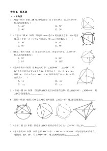 2017各地中考及北京各区一、二模数学试题分类整理――圆基础