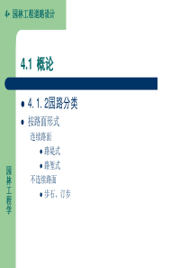 园林工程道路设计