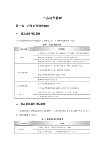 产品研发管理制度