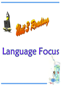 M7u3language focus 公开课