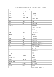 新人教版完整七年级下册英语单词打印版