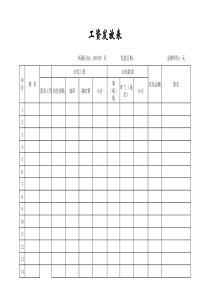 教育培训机构工资发放表