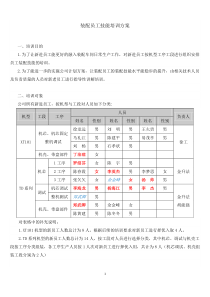 装配员工技能培训方案