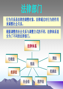 【精品课件】法律部门