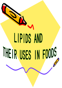 Lipidsandtheirusesinfoods